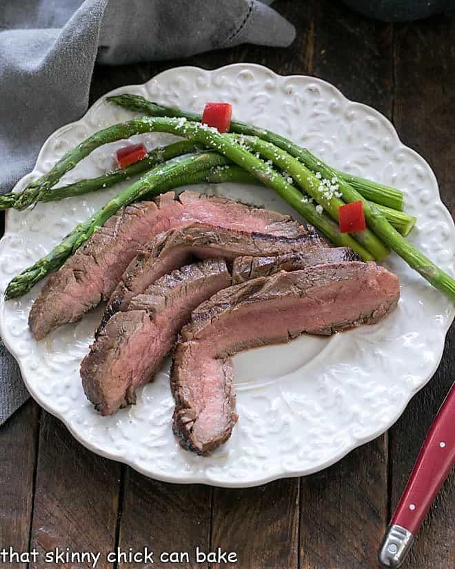 Grilled Flank Steak - Dishes With Dad