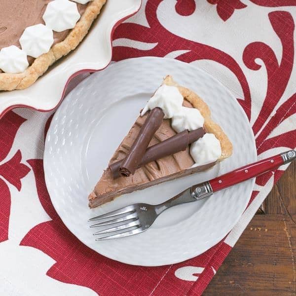 French Silk Pie | The most decadent, dreamy chocolate pie you'll ever eat!