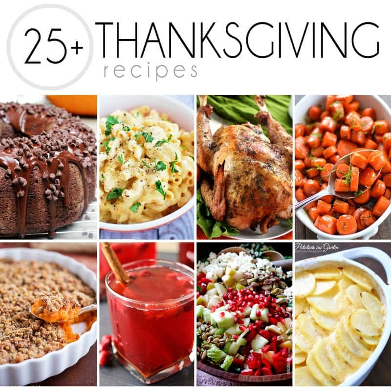 25 Best Thanksgiving recipes collage