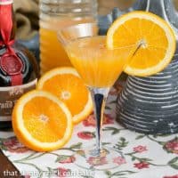 Mimosas | The classic orange juice and champagne cocktail with the optional splash of Grand Marnier