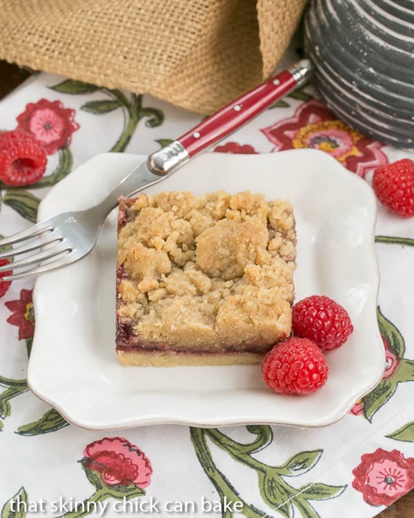 Raspberry Crumb Bars