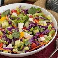 Thai Salad | A vibrant, crunchy salad with a peanut dressing