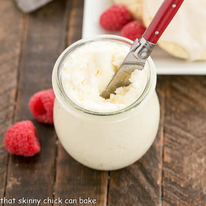 Instant Pot Clotted Cream - One Ingredient - That Skinny Chick Can Bake