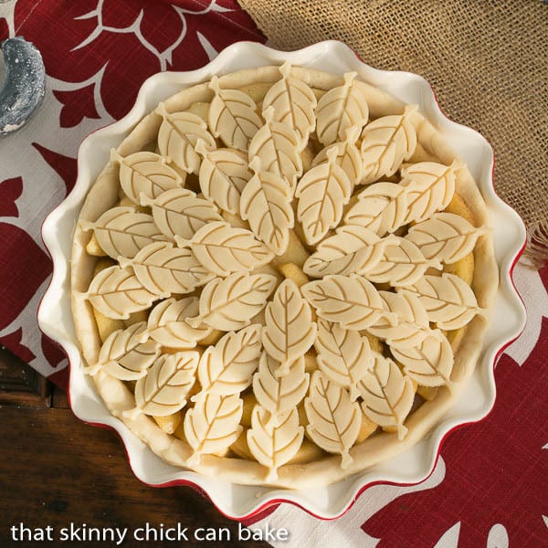 Leaf Topped Apple Pie | A scrumptious apple pie with a fun pastry topping