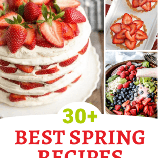 30+ Best spring recipes collage.