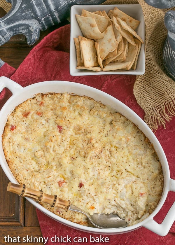 Cheesy Crab Dip | Lump crab makes this an elegant, amazing appetizer