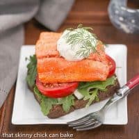 Open-Faced Salmon Sandwiches with Herb Cucumber Relish | This is one heck of a marvelous sandwich!!!
