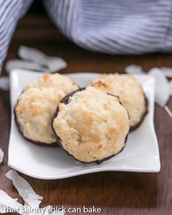 Coconut Macaroons | Light and scrumptious with a crisp exterior and chewy middles!