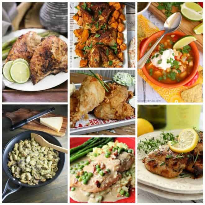 Favorite Chicken Recipes collage