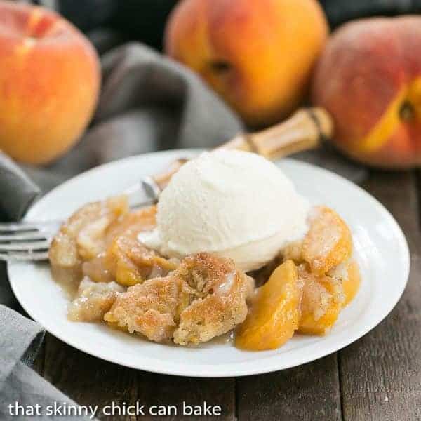Fresh Peach Pudding - A self saucing peach dessert for a change from crisps and cobblers! Fresh Peach Pudding | A self saucing peach dessert for a change from crisps and cobblers!