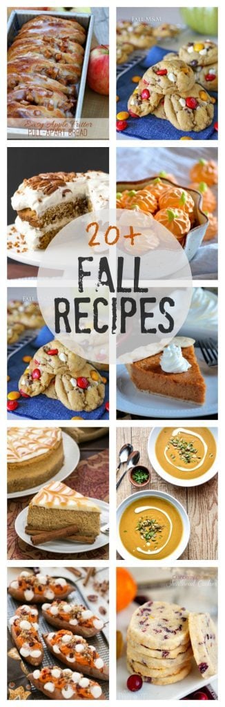 20+ Best Fall Recipes | Blogger friends' favorite fall recipes!