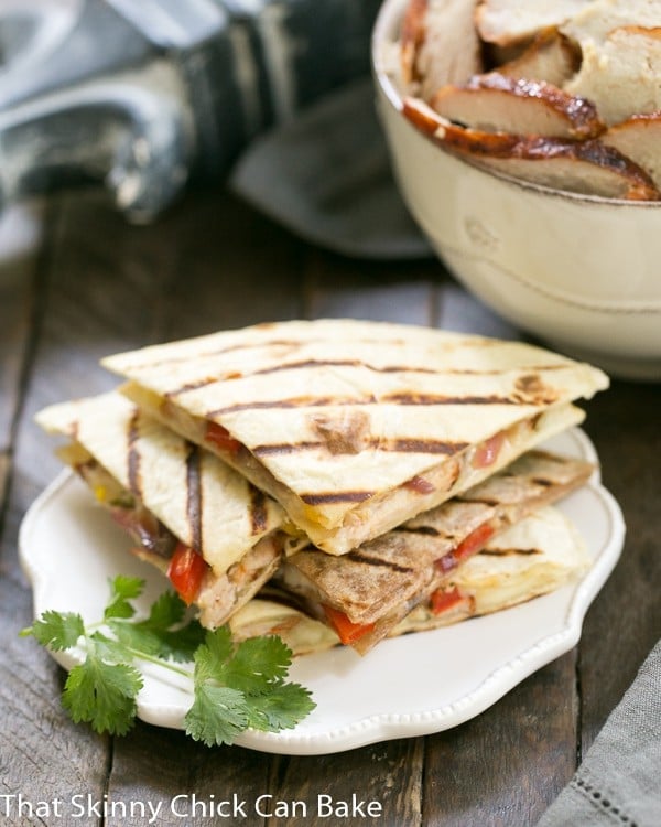 Spicy Pork Quesadillas | An easy Tex-Mex dish that's perfect for a weeknight dinner, game day snacking and more!