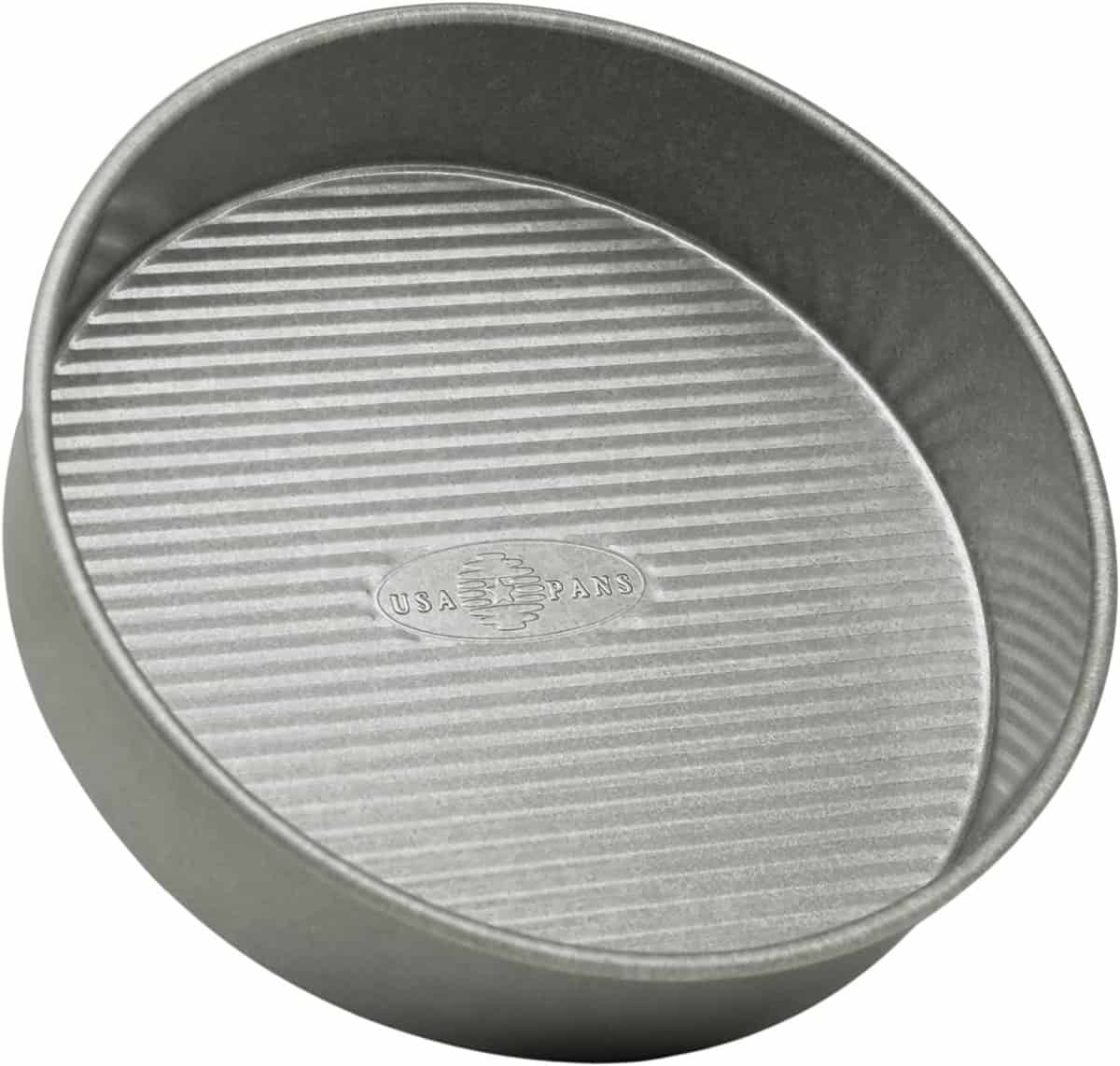 9-inch USA Pan Bakeware 1070LC Round Cake Pan,  Nonstick & Quick Release Coating, 9-Inch