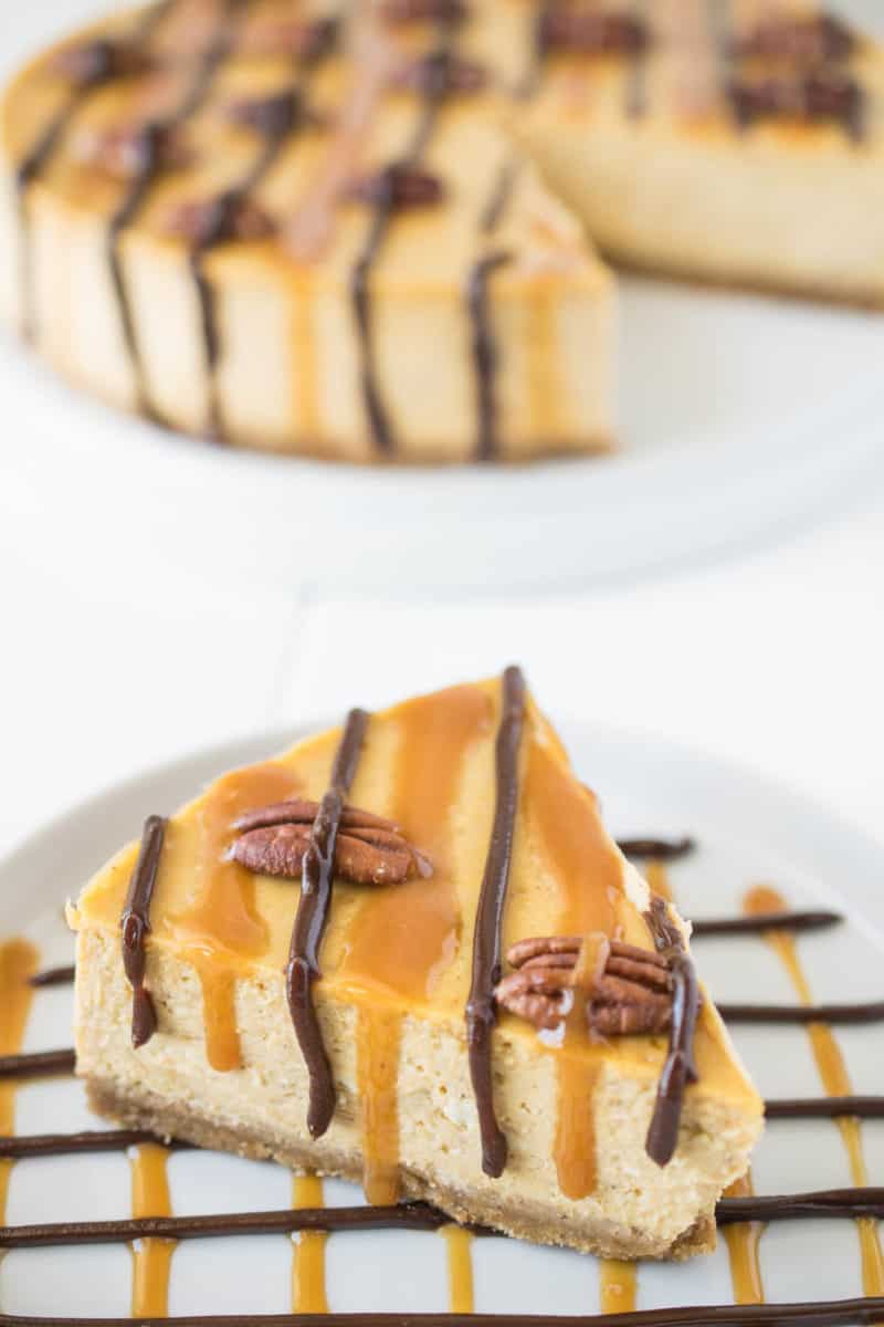 Pumpkin Turtle Cheesecake.