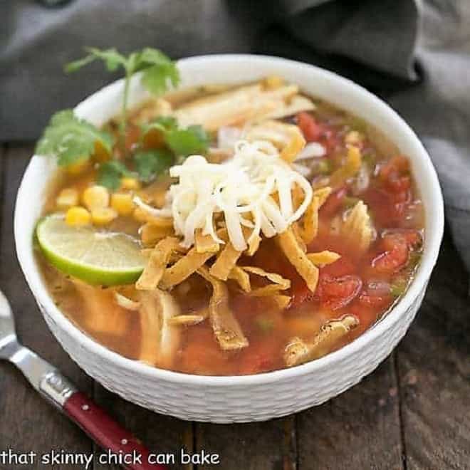 Turkey tortilla soup featured image
