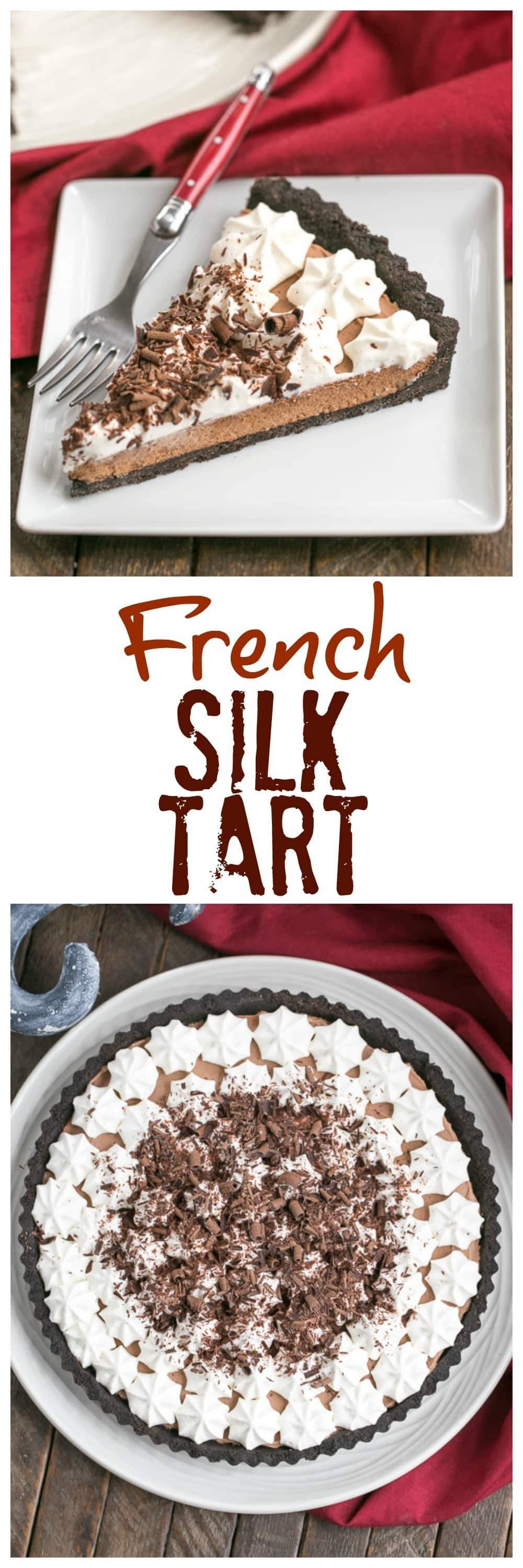 French Silk Tart - That Skinny Chick Can Bake