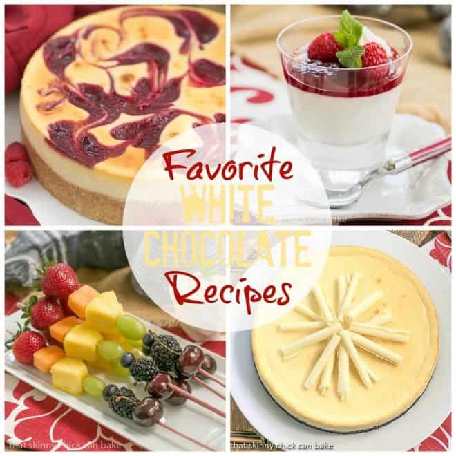 Favorite White Chocolate Recipes collage