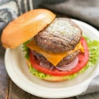 Grilled Butter burgers featured image