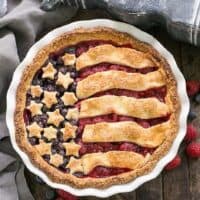 Patriotic Stars and Stripes Berry Pie featured image