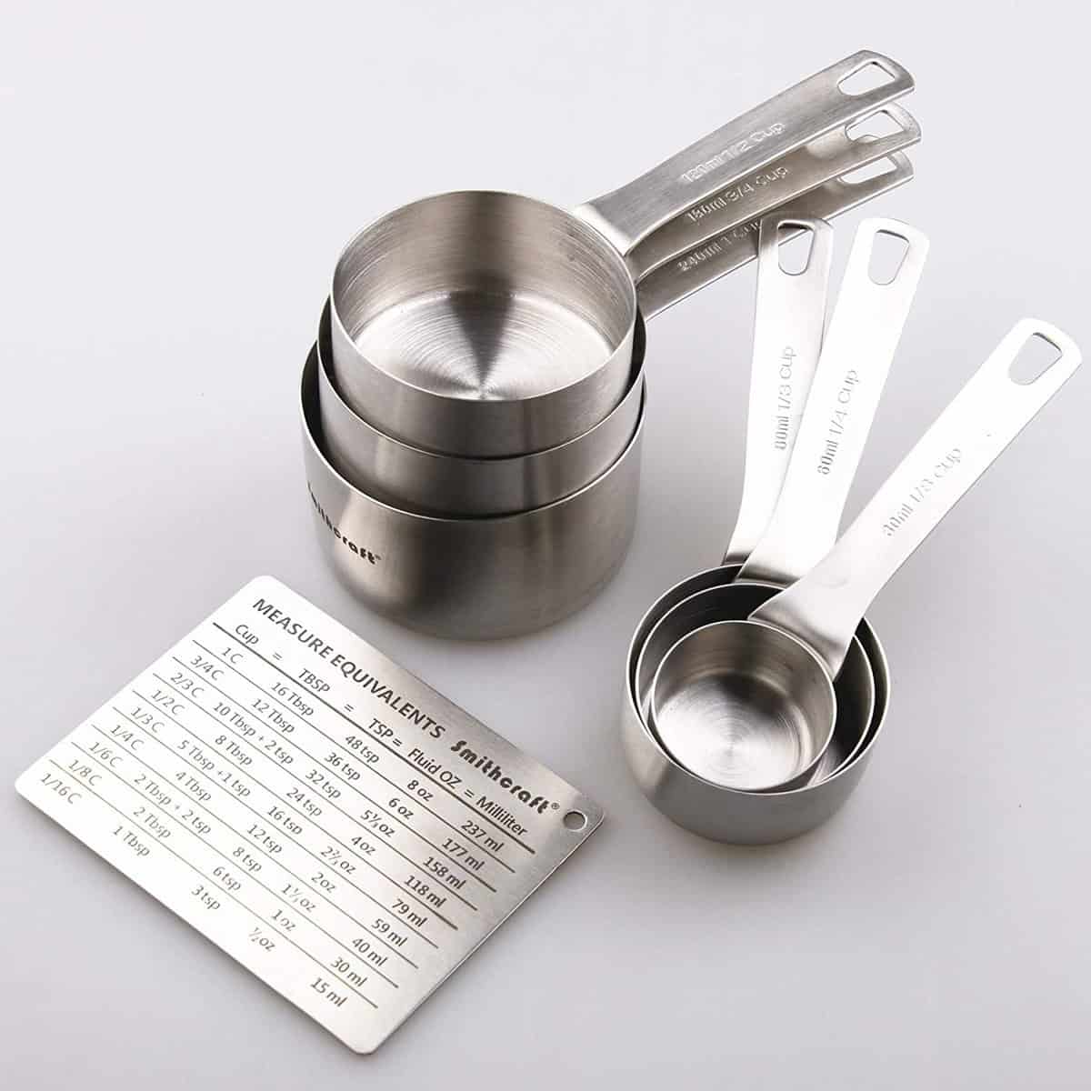 Smithcraft Stainless Steel Measuring Cups Set