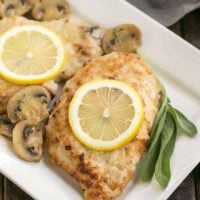 Creamy Chicken Marsala with Herbed Mushrooms | Layers of flavor make one restaurant worthy entree!