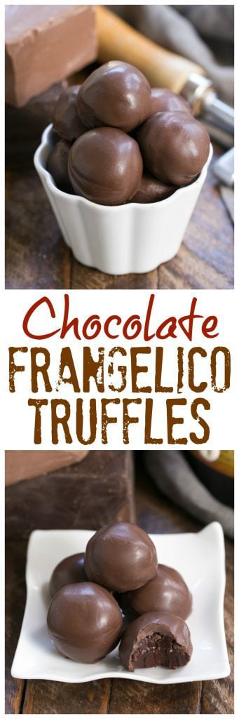 Chocolate Frangelico Truffles | Exquisite truffles flavored with hazelnut liqueur plus a guide for tempering chocolate