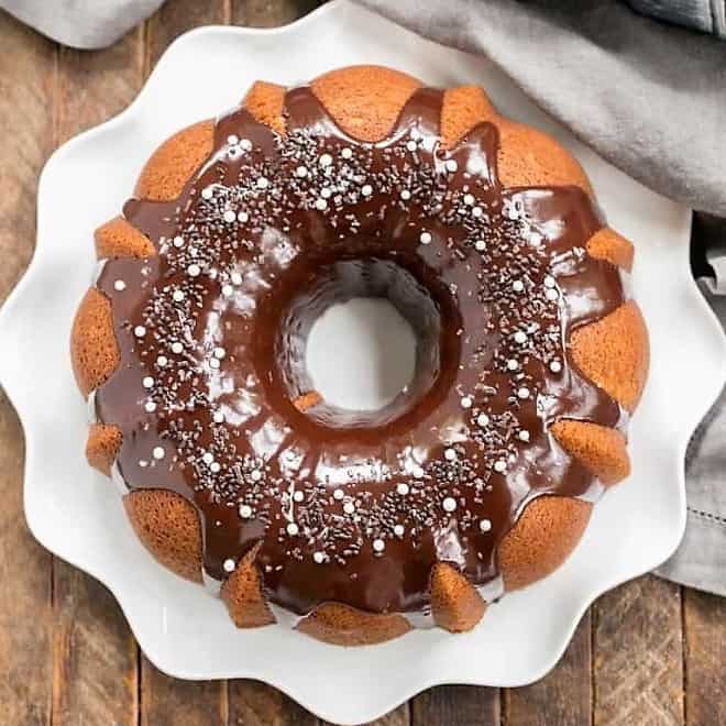 Tunnel of Fudge Cake {Tunnel of Doom Cake}
