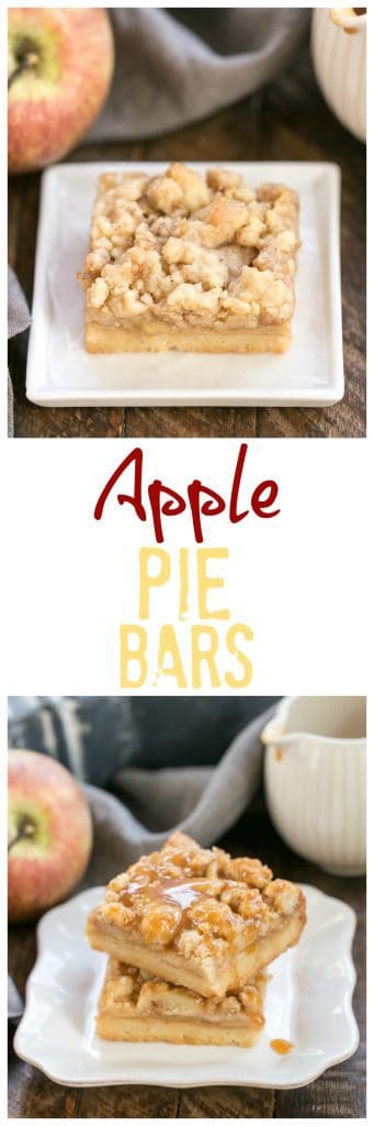 Caramel Apple Pie Toffee Bars | A delectable autumn apple treat!