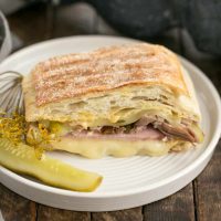 Ciabatta Cubano Sandwich Recipe | An out of this world "grilled pork and cheese" sandwich!