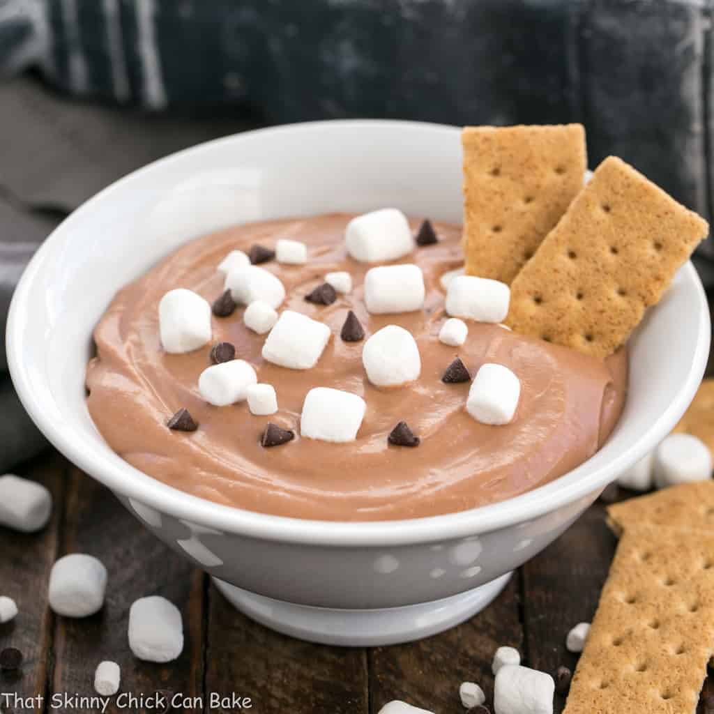 Easy S'mores Dessert Dip - 3 Ingredients!! - That Skinny Chick Can Bake