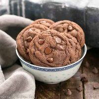 Dark Chocolate Pudding Cookies featured image
