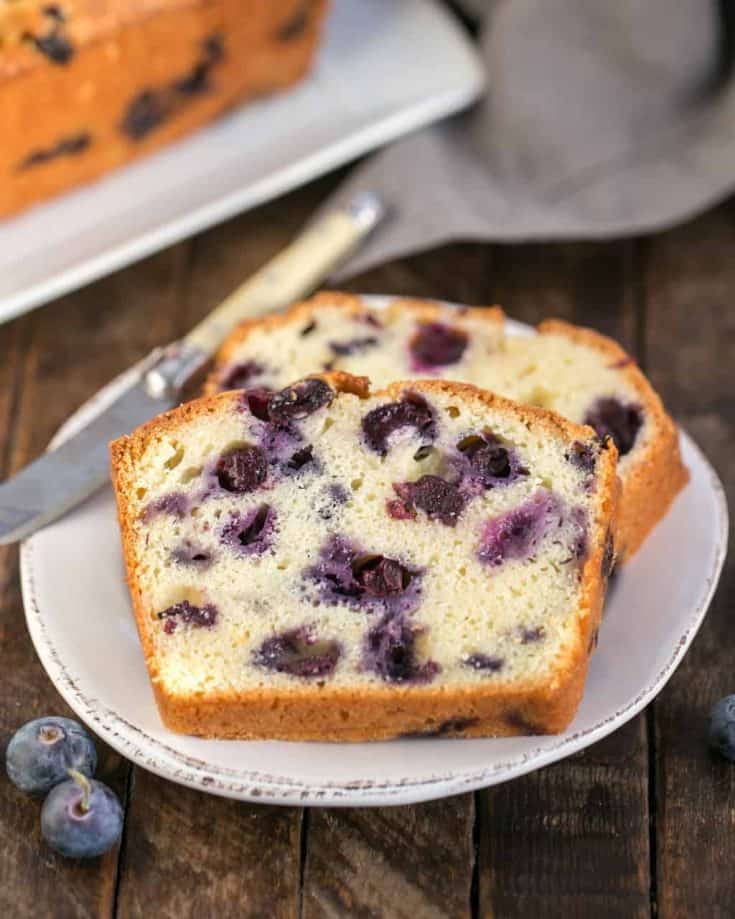 Lemon Blueberry Muffin Bread