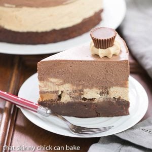 Peanut Butter Chocolate Mousse Cake