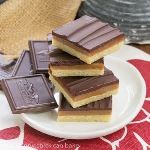 Ganache Topped Caramel Bars Recipe