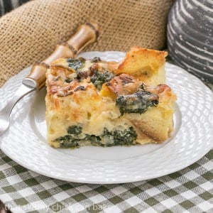 Gruyere Spinach Strata