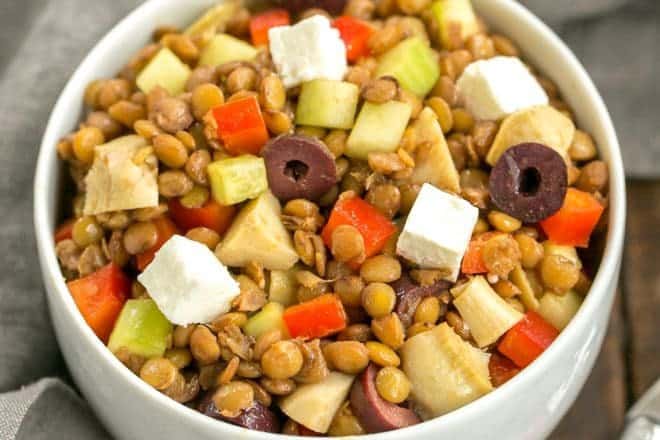 Mediterranean French Lentil Salad