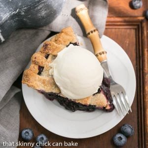 Freeze and Bake Blueberry Pie