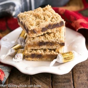 Oatmeal Caramel Bars Recipe