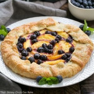 Peach Blueberry Galette