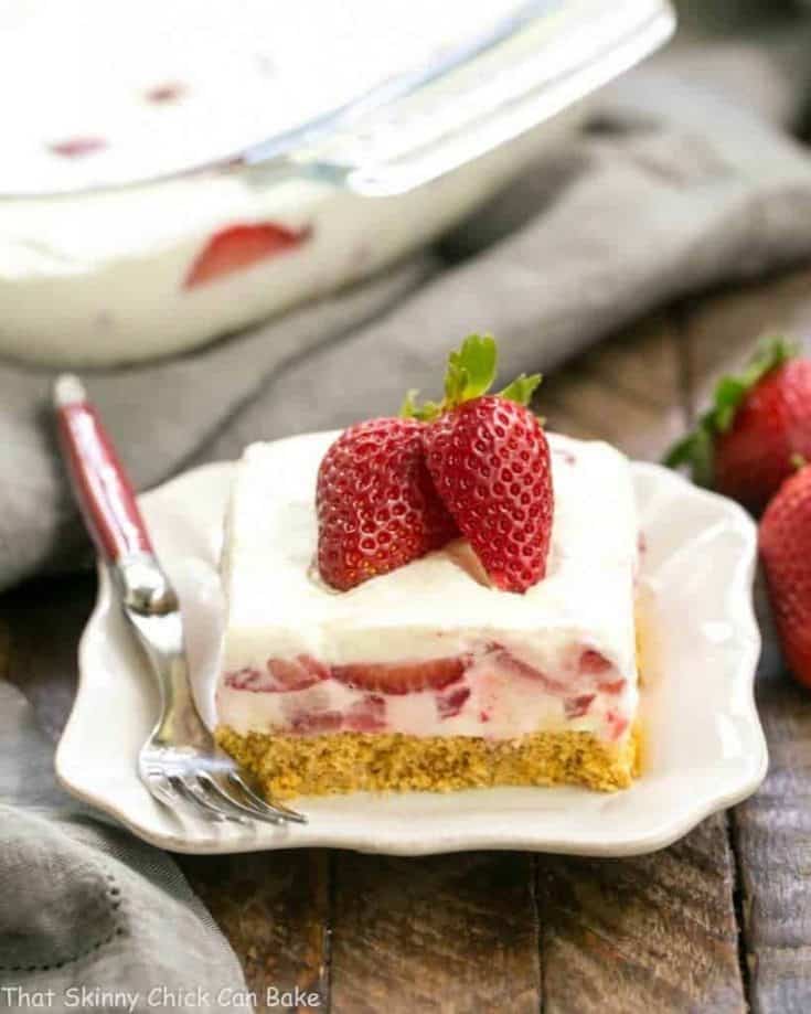 Strawberry Cheesecake Lush Dessert