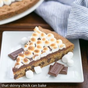 S'mores Cookie Cake