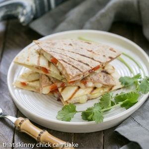 Spicy Pork Quesadillas