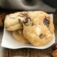 Chewy Cherry Chocolate Chunk Cookies - soft and packed full of deliciousness!