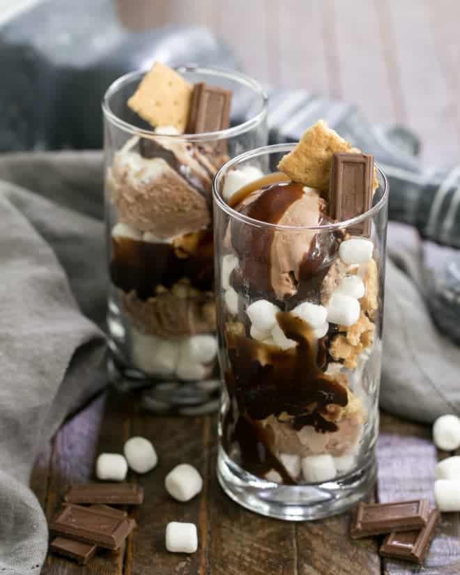 S'mores Ice Cream Sundae 