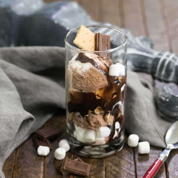 S'mores Ice Cream Sundae 