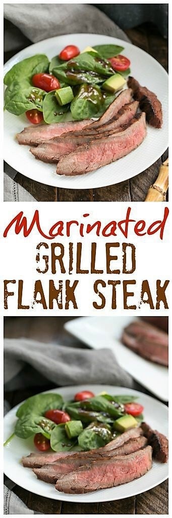 Red Wine, Soy, Balsamic Marinated Flank Steak - Loads of flavor infused into every bite! A family favorite. Red Wine, Soy, Balsamic Marinated Flank Steak collage