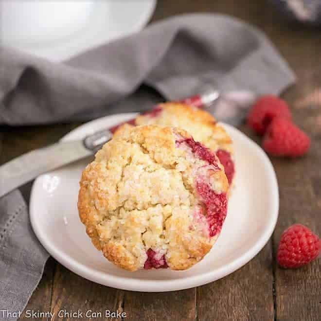 Raspberry Cream Scones