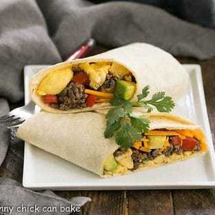 Tex-Mex Breakfast Burritos
