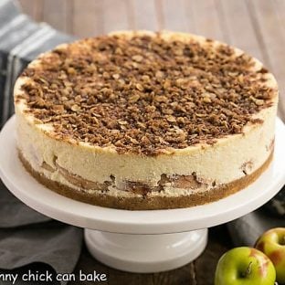 Apple Crisp Cheesecake featured image