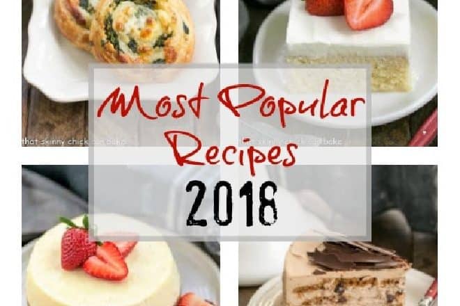 most popular recipes of 2018